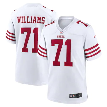 mens nike trent williams white san francisco 49ers player g